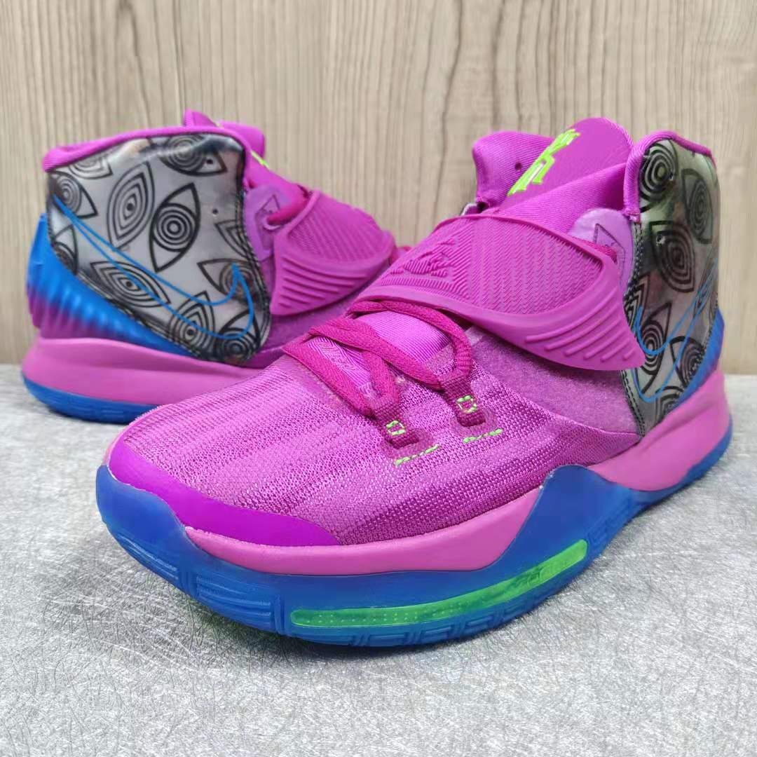 2019 Men Nike Kyrie Irving VI Purple Blue Green Colorful Shoes - Click Image to Close